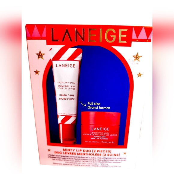 LANEIGE Other - LANEIGE Candy Cane Lip Duo Set